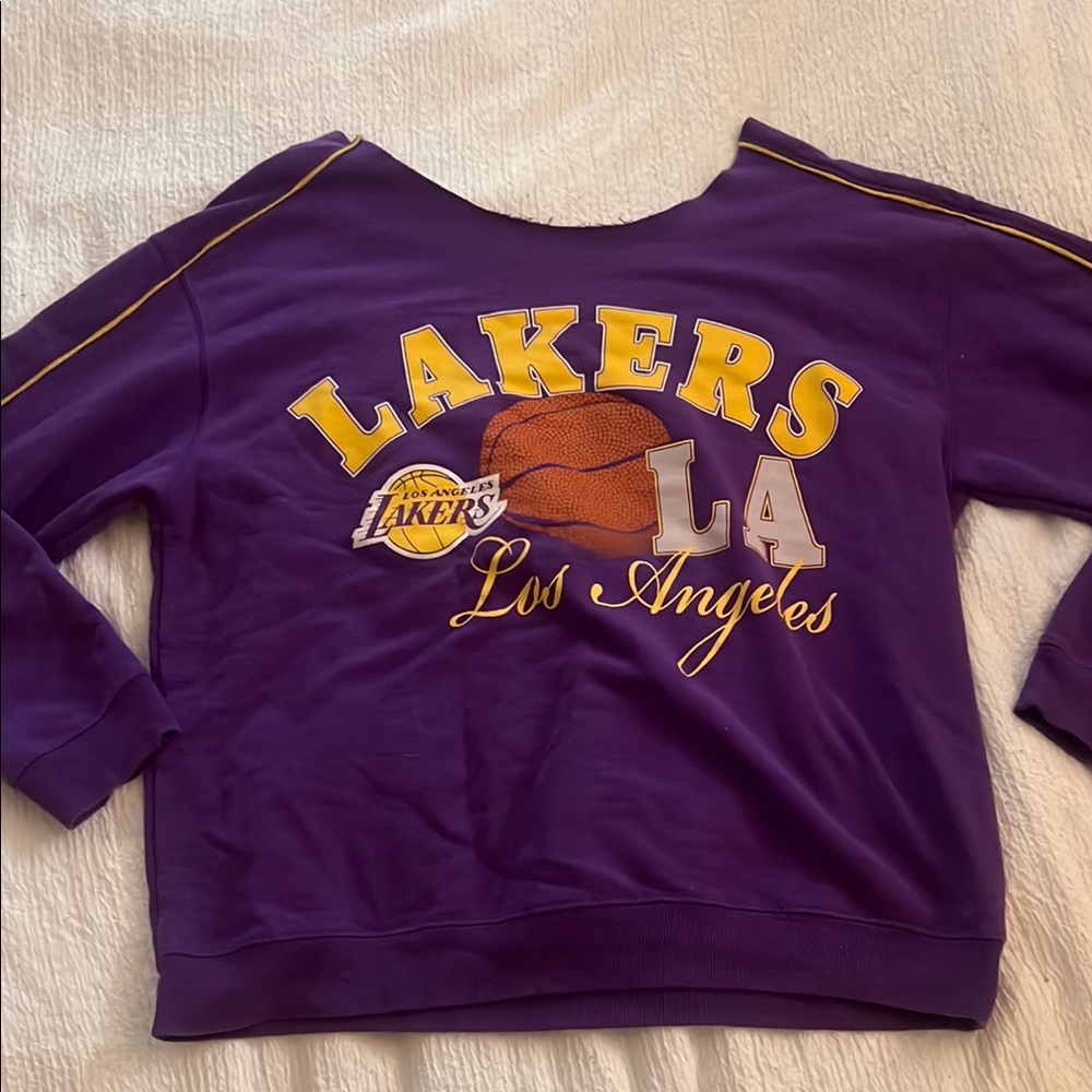 Purple Lakers Sweatshirt
